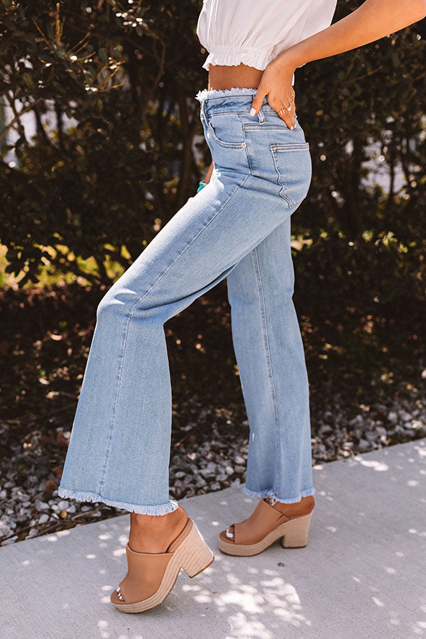 Risen The Zander High Waist Frayed Jeans Image - 4