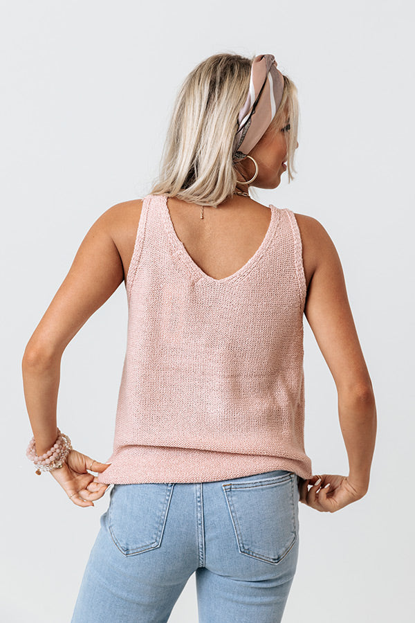Remember Me Fondly Knit Tank Image - 5