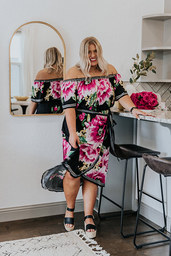 Holding Hands In Hawaii Midi Dress Curves Image - 2