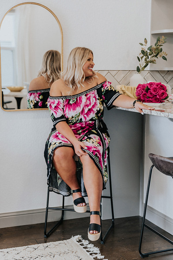 Holding Hands In Hawaii Midi Dress Curves Image - 1