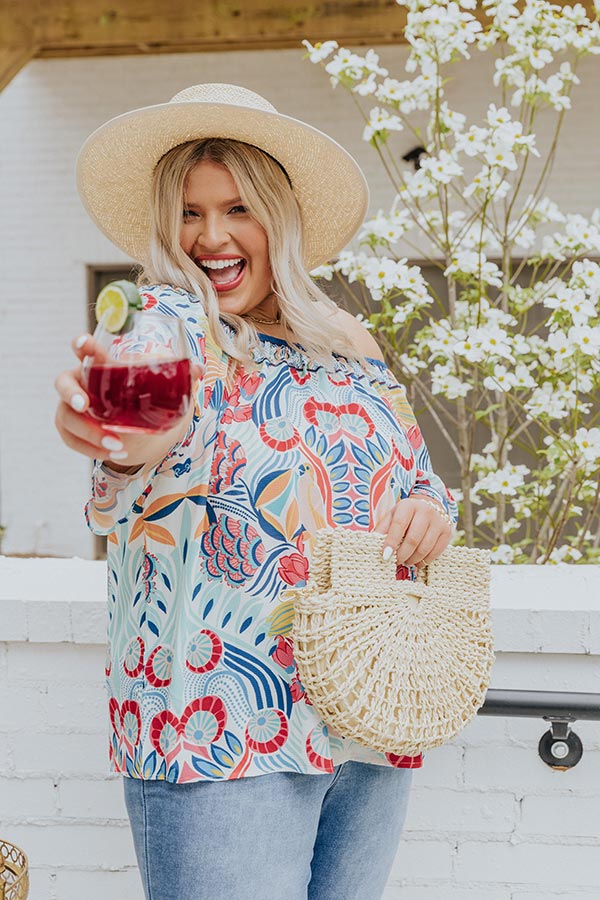 Tropical Happiness Shift Top Curves Image - 3