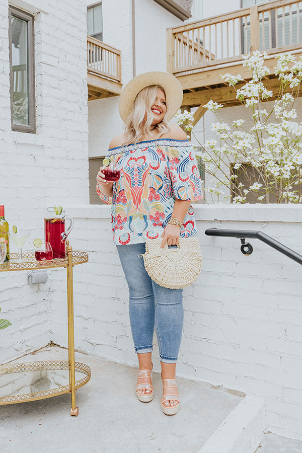 Tropical Happiness Shift Top Curves Image - 2