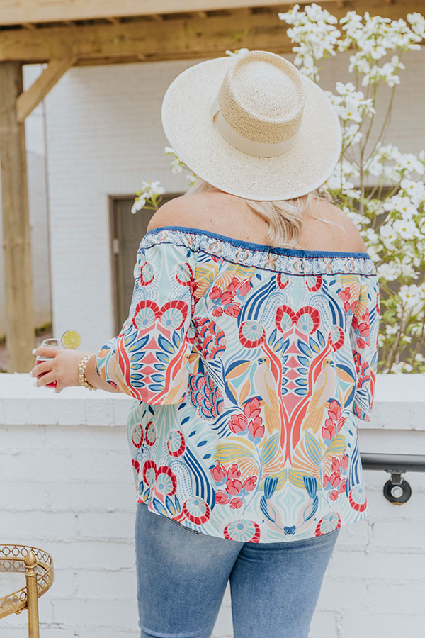 Tropical Happiness Shift Top Curves Image - 5