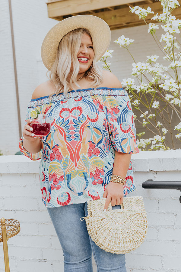 Tropical Happiness Shift Top Curves Image - 1