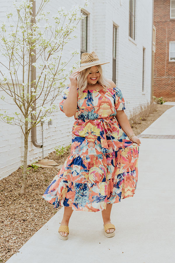 Wanderlust Summer Shift Dress Curves Image - 3