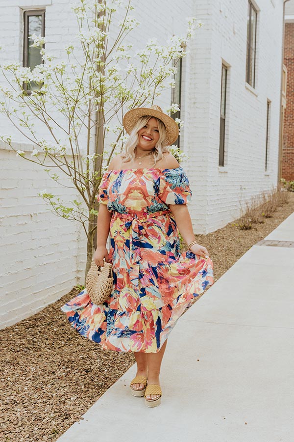 Wanderlust Summer Shift Dress Curves Image - 2