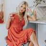 Refined Beauty Lace Dress In Tangerine Image - 1