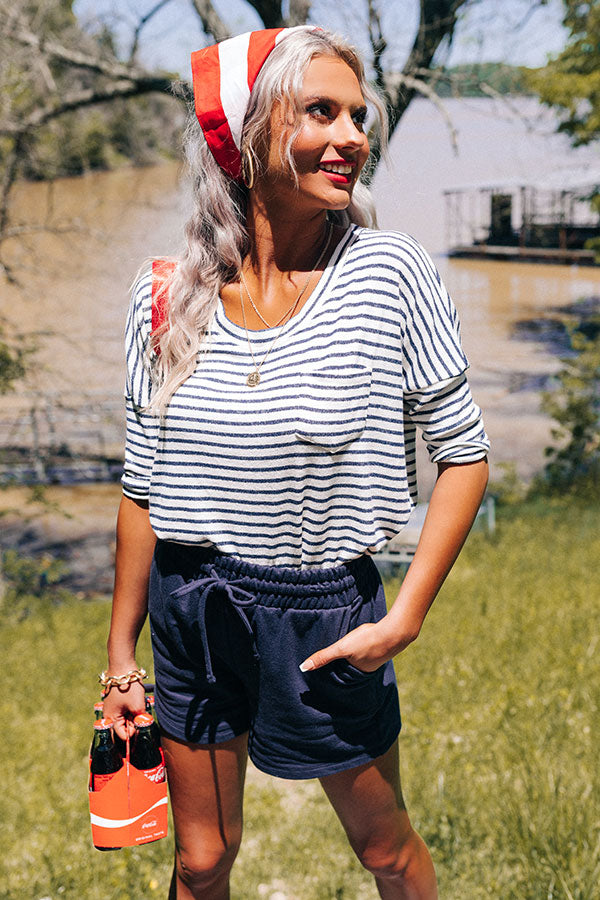 Summer Rewind Stripe Shift Tee Image - 4