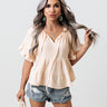 Loving You Well Shift Top In Light Peach Image - 1