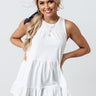 Sun Seeker Babydoll Tank In White Image - 1