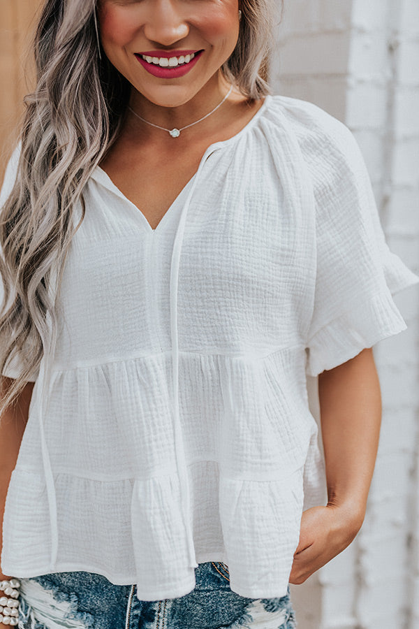Loving You Well Shift Top In White • Impressions Online Boutique