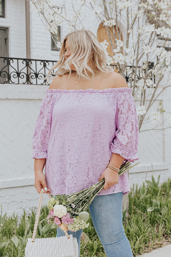 Learn Your Heart Lace Shift Top Curves Image - 2