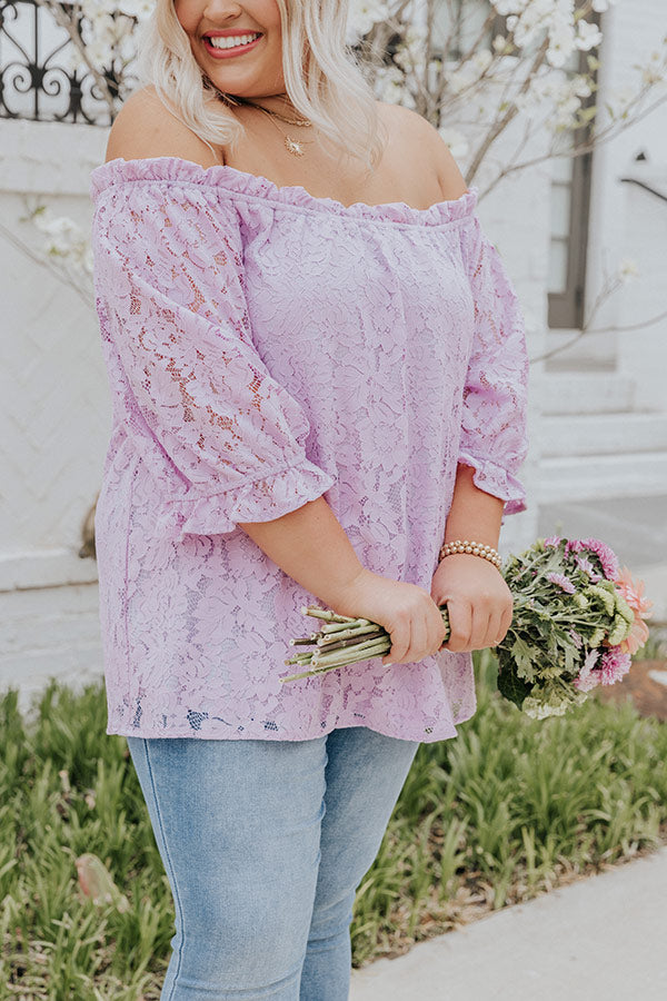 Learn Your Heart Lace Shift Top Curves Image - 5