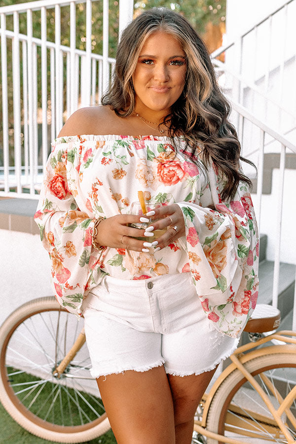 Perfect Moments Floral Shift Top Curves Image - 5