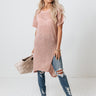 Baja Surf Knit Tunic In Peach Image - 1