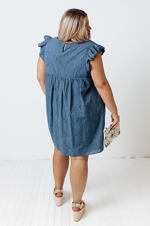 Saturday Afternoon Eyelet Dress   Curves Image - 3