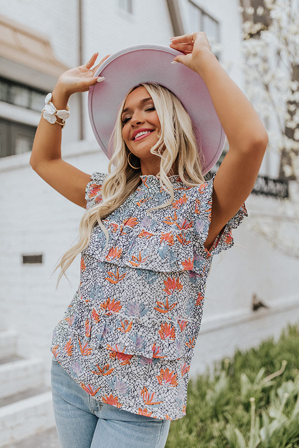 Beautiful Heart Ruffle Top Image - 5