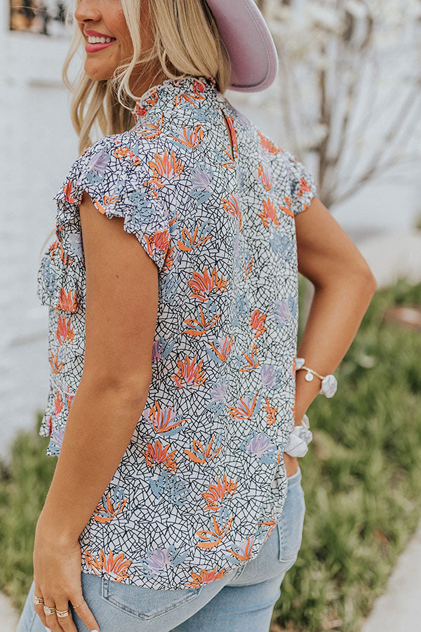 Beautiful Heart Ruffle Top Image - 3