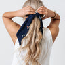 Sandy In Seychelles Scrunchie In Navy Image - 1