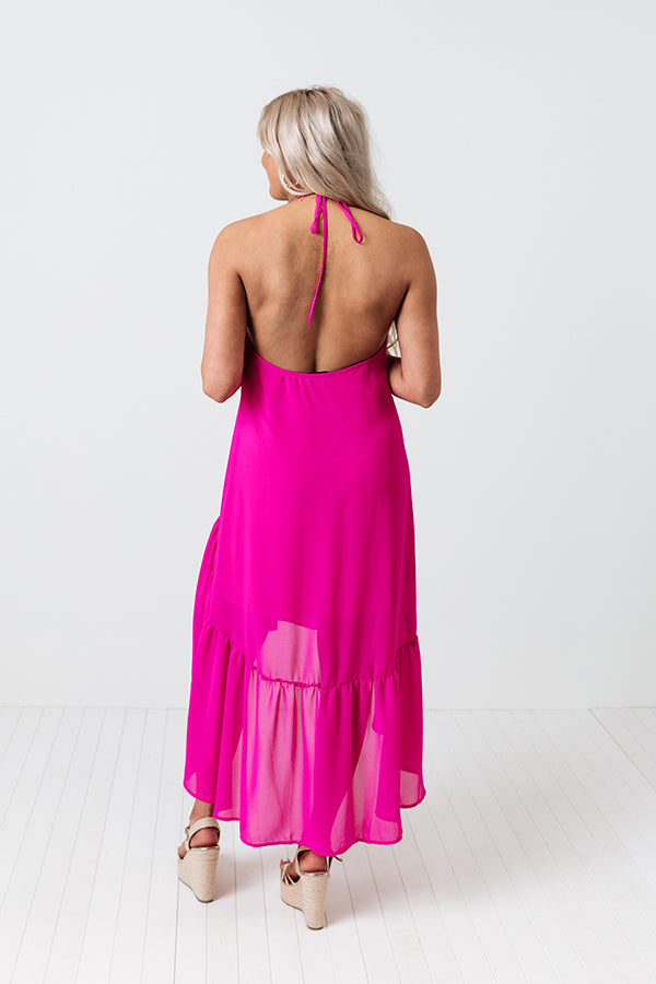 Endless Twirls Dress In Fuchsia Image - 4