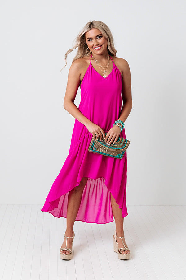 Endless Twirls Dress In Fuchsia Image - 1