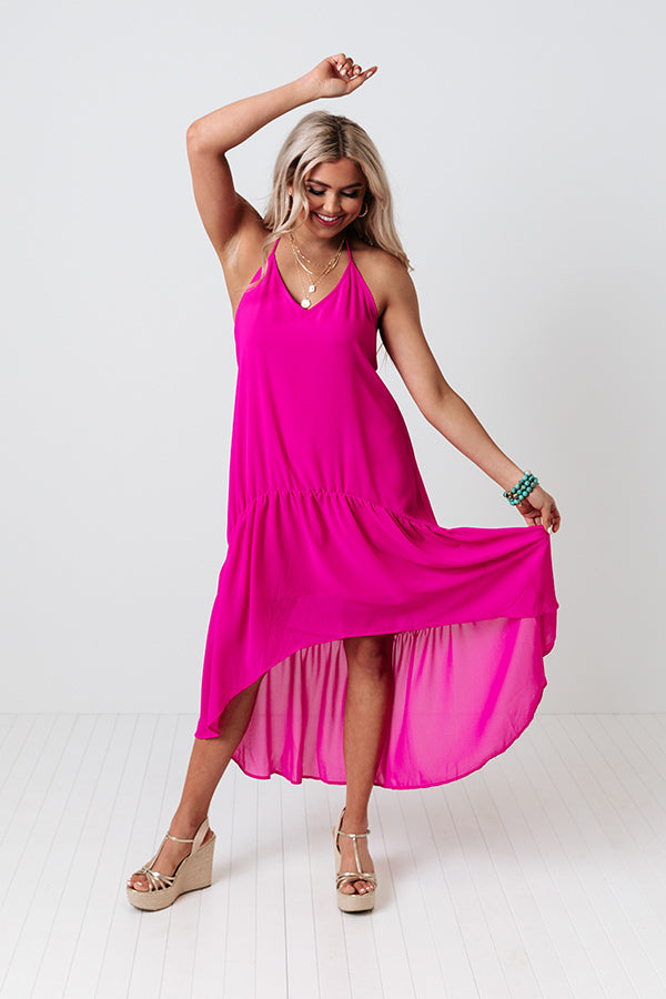 Endless Twirls Dress In Fuchsia Image - 2