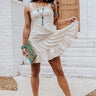 Harbor Lights Ruffle Dress In Stone Image - 1
