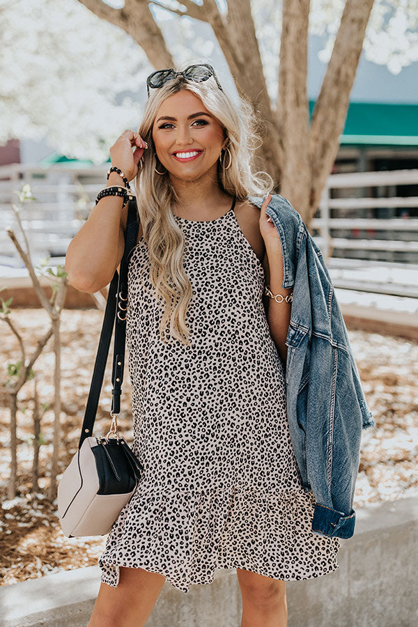 Gorgeous Day Cheetah Print Dress Image - 3