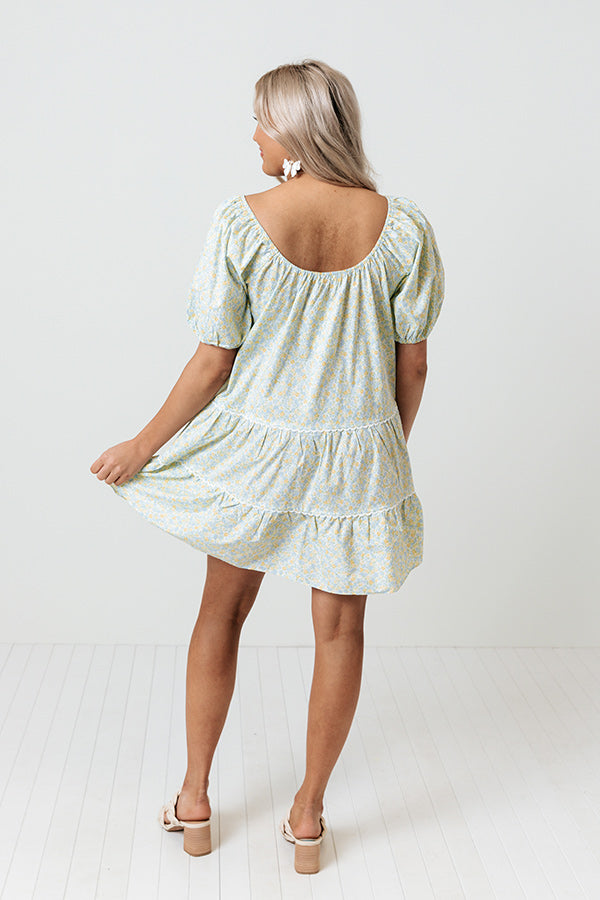 Tea Time Divine Floral Shift Dress Image - 5