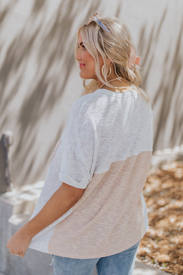 Live And Learn Colorblock Knit Top Image - 1