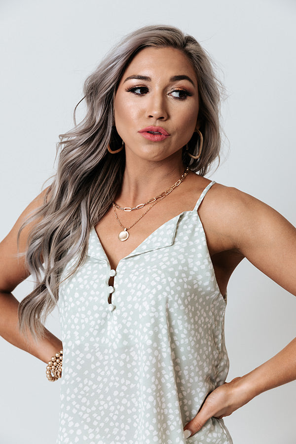 Love Valley Shift Tank In Seaglass Image - 4