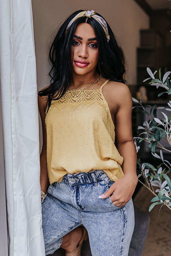 Desert Divine Tank In Primrose Yellow Image - 1