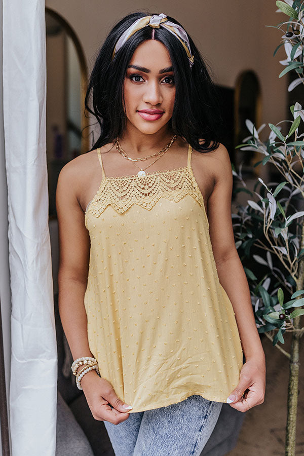 Desert Divine Tank In Primrose Yellow Image - 4