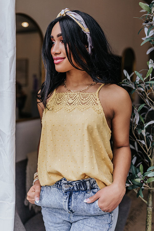 Desert Divine Tank In Primrose Yellow Image - 3