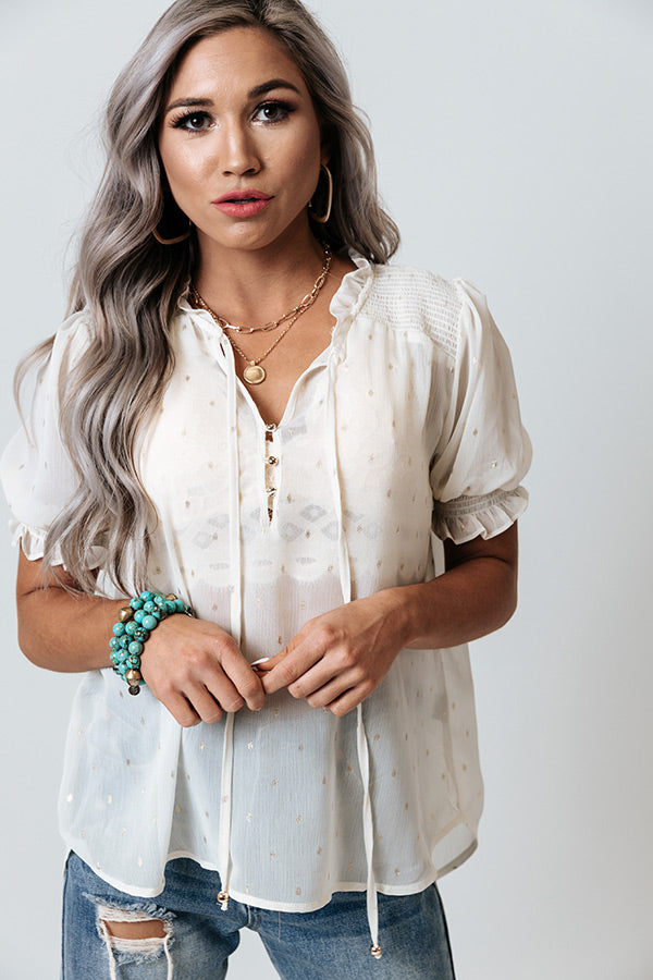 One To Remember Shift Top In White Image - 3