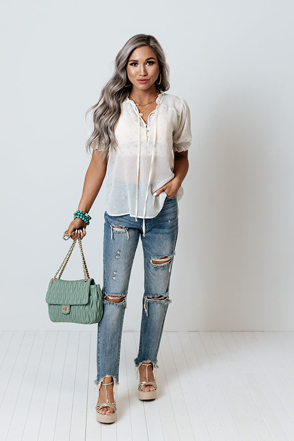 One To Remember Shift Top In White Image - 2