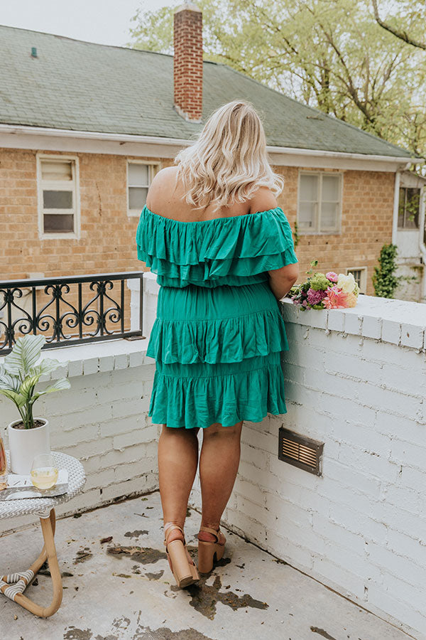 Del Mar Ruffle Dress Curves Image - 5