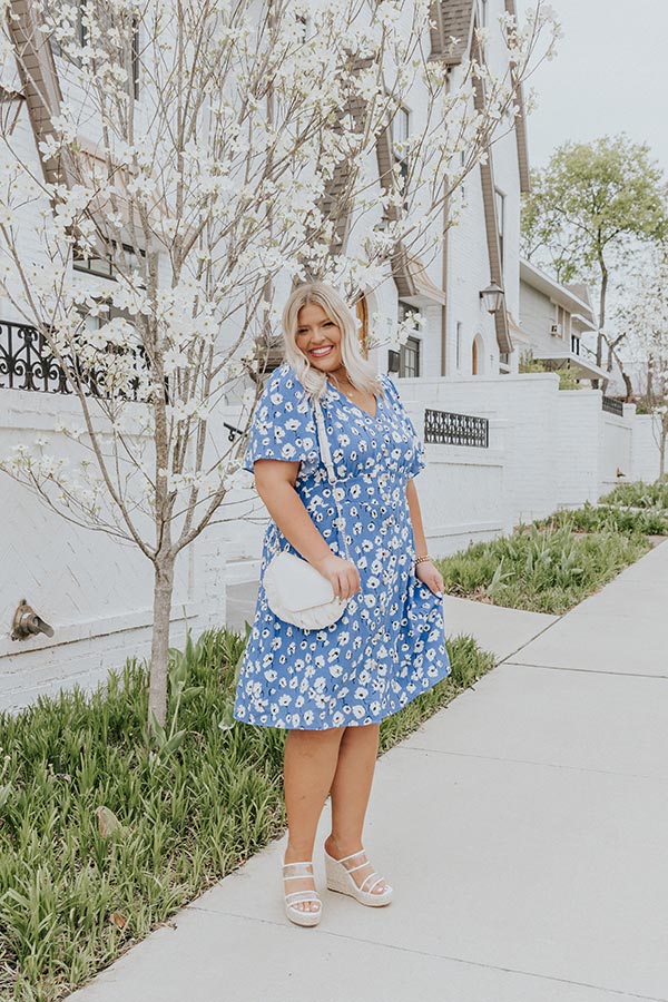 Better By The Beach Floral Dress Curves Image - 2