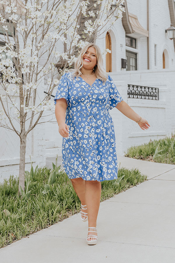 Better By The Beach Floral Dress Curves Image - 3