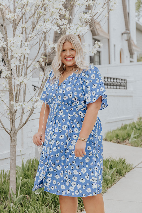 Better By The Beach Floral Dress Curves Image - 1