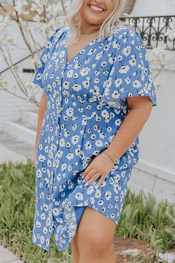 Better By The Beach Floral Dress Curves Image - 5