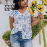 Coastal Calling Floral Top Image - 1