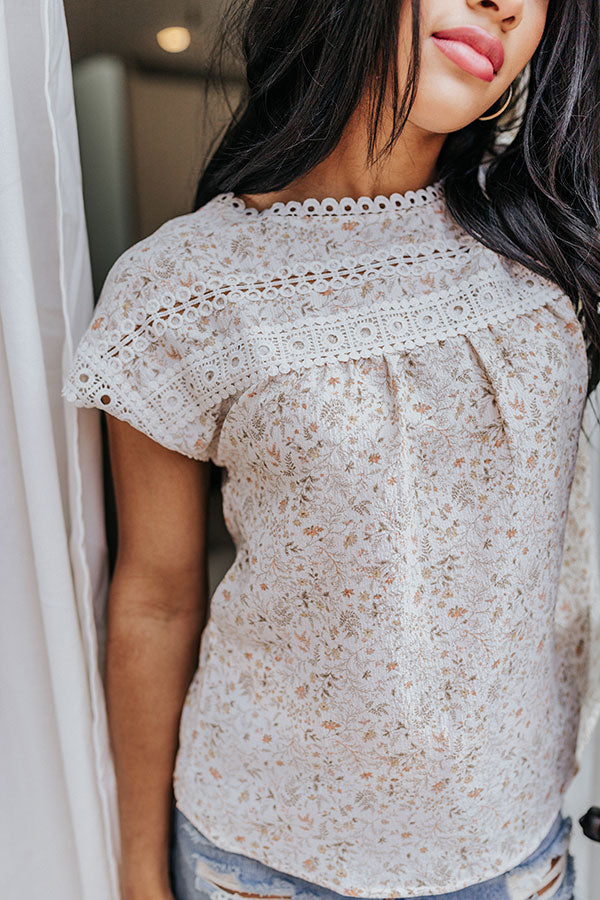 Permission To Smile Shift Top In Sage Image - 4