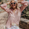 Downright Divine Shift Top In Blush Image - 1