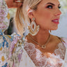 Seaside Sunsets Beaded Earrings In Ivory Image - 1
