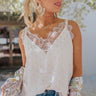 Starry Romance Shift Tank In Ivory Image - 1