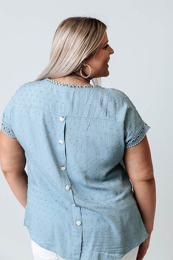 Feeling Ethereal Top In Blue Curves Image - 4