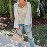 Splendid Day Knit Cardigan in Ivory Image - 1