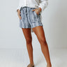 The Felton Stripe Shorts In White Image - 1