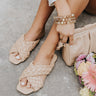 The Trudie Braided Sandal In Tan Image - 1